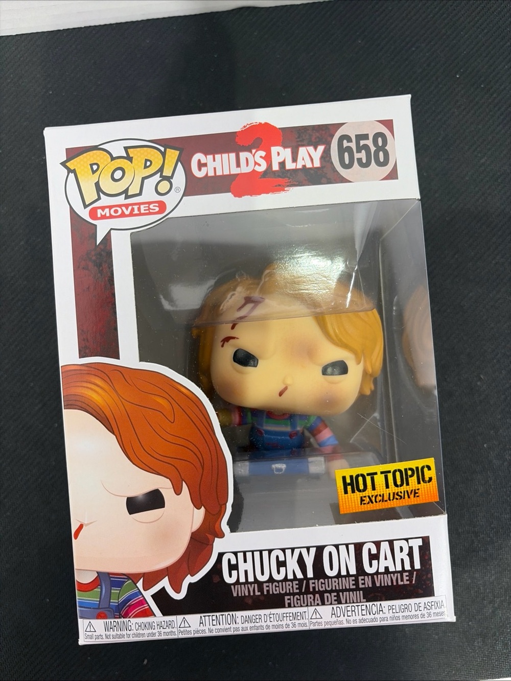 Funko Pop! Vinyl: Chucky on Cart - Hot Topic (Exclusive) #658